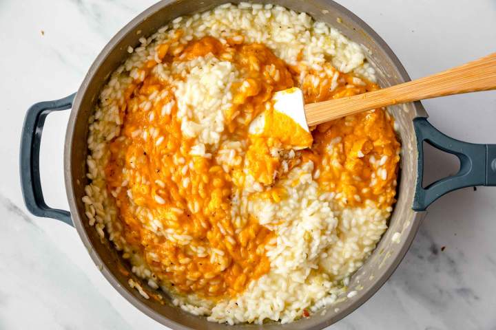 kuhanje bučne rižote
