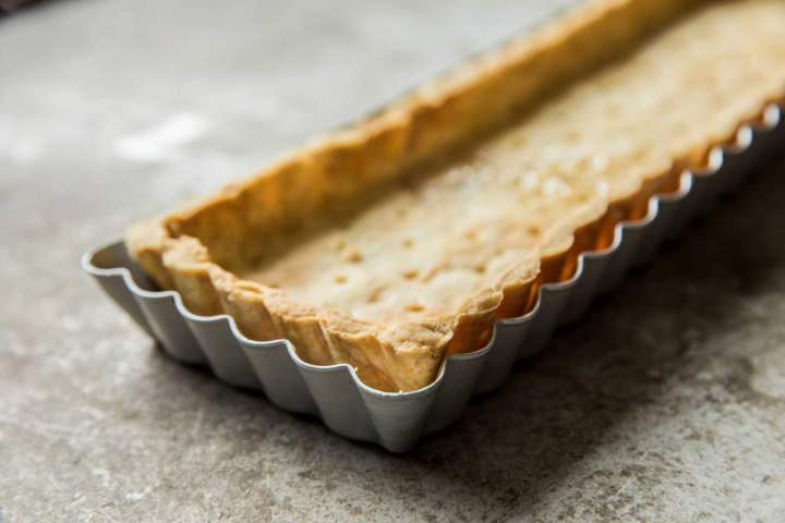 Seasonal Vegetables and Tuna Mediterana Tart Flaky savory tart dough for Seasonal Vegetables and Tuna Mediterana Tart