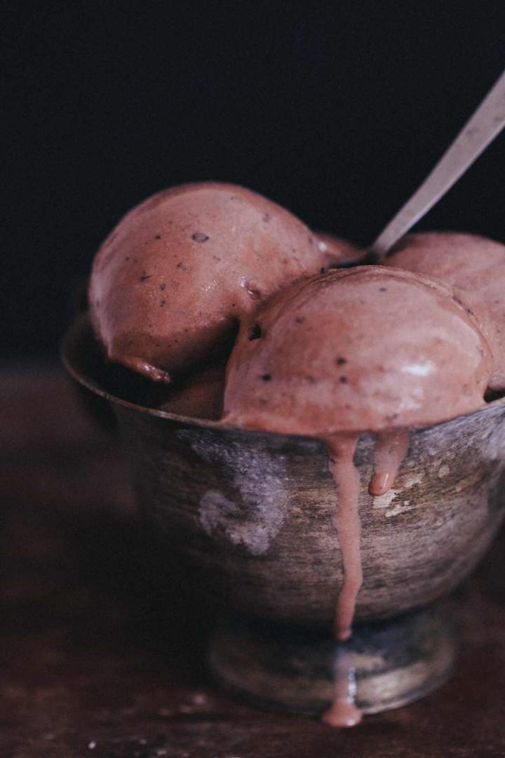 Chocolate Ice Cream in a bowl