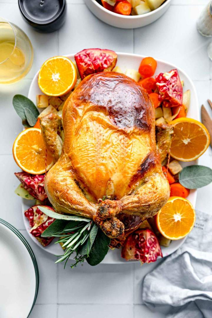 Nadevan piščanec Roasted Stuffed Whole Chicken