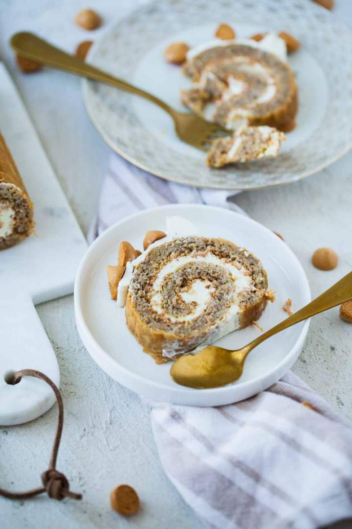 Flourless Carrot Roulade with Sour Cream