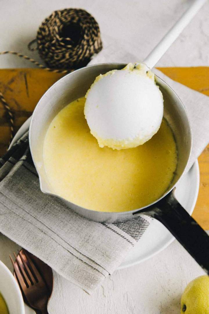 Creamy Polenta with sheep cheese